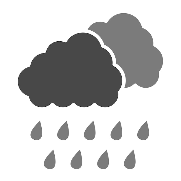 Icono de la lluvia