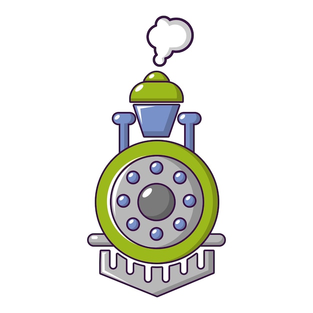 Vector icono de locomotora ilustración de dibujos animados de icono de vector de locomotora para diseño web