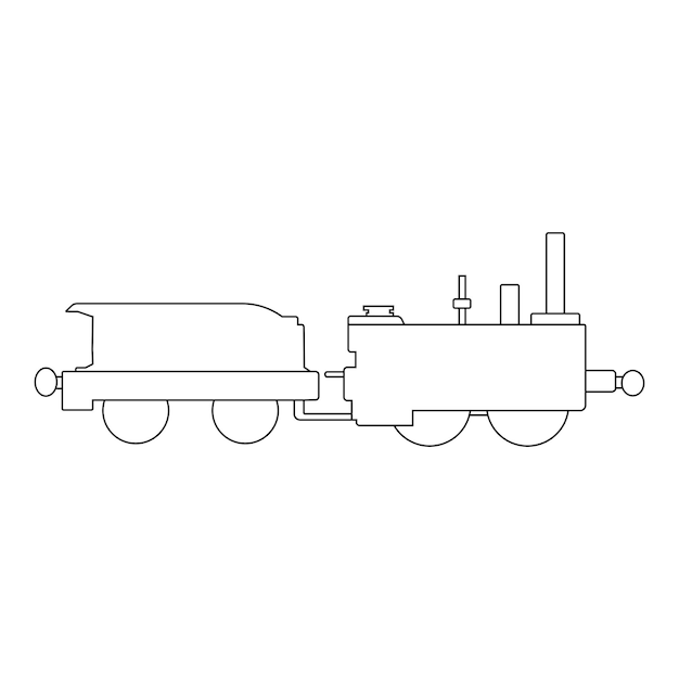 Icono de locomotora de vapor