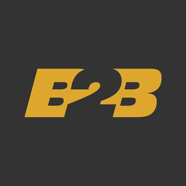 icono de logotipo b2b de empresa a empresa