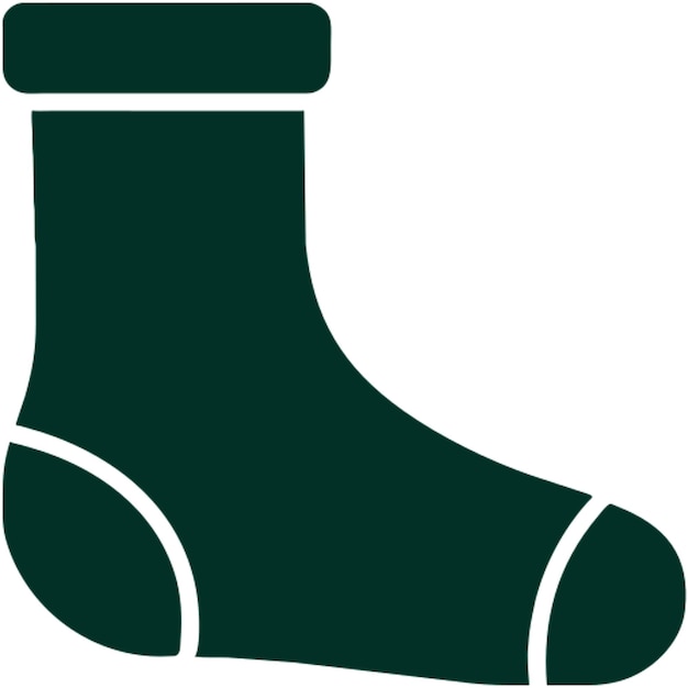 icono del logotipo del calcetín