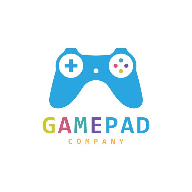 El icono del logotipo del controlador de juego del joystick