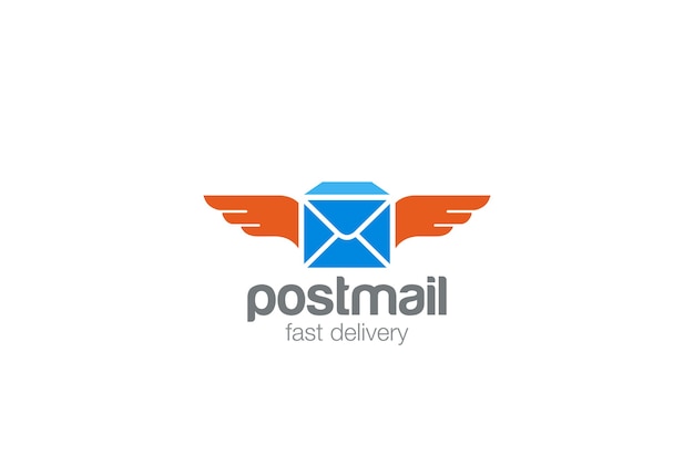 Icono de logotipo de correo postal.