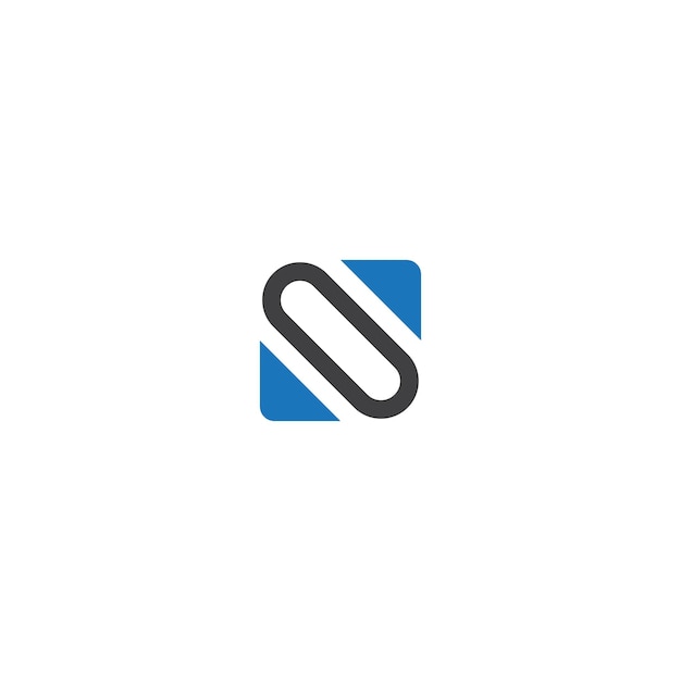 Icono de logotipo cuadrado de letra S