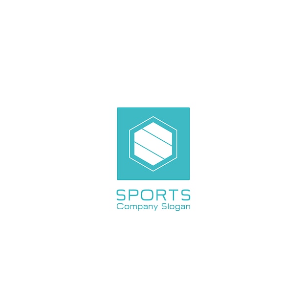 Vector icono de logotipo de deportes