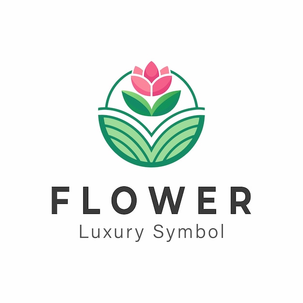 El icono del logotipo de la flor de loto