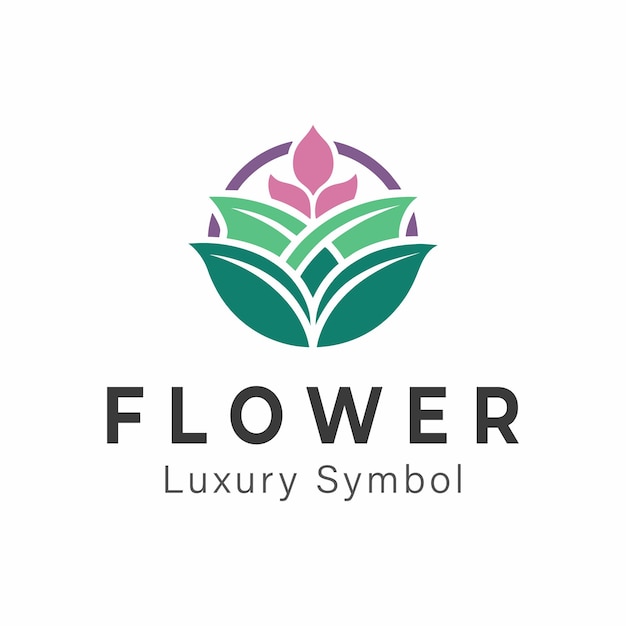El icono del logotipo de la flor de loto