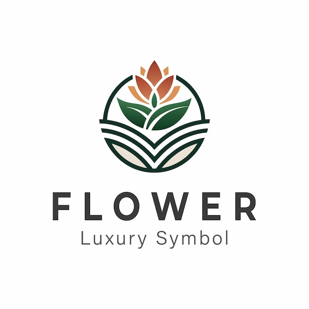 El icono del logotipo de la flor de loto