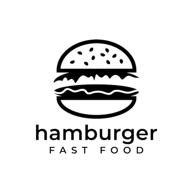 Icono de logotipo de hamburguesa