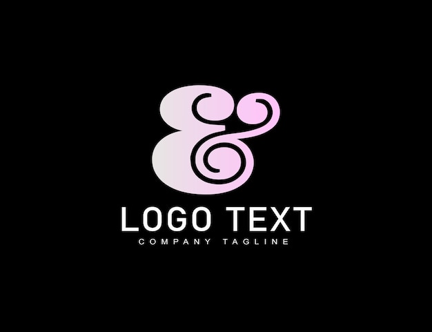 Icono del logotipo de la letra creativa