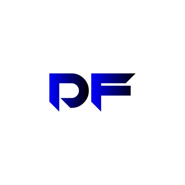 icono del logotipo de la letra df