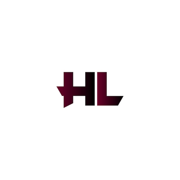 Vector icono del logotipo de la letra h