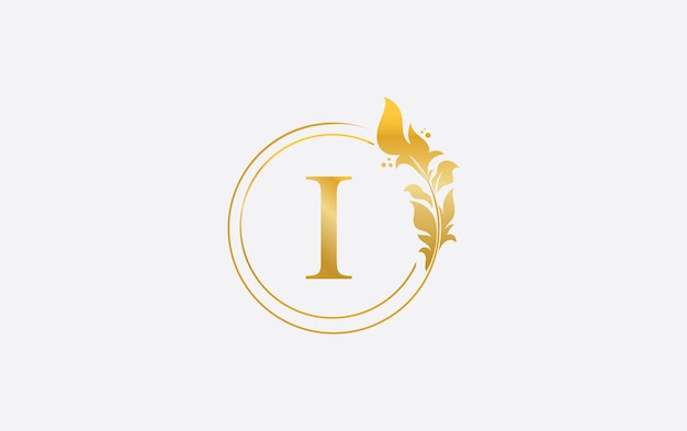 El icono del logotipo de la letra Luxury I