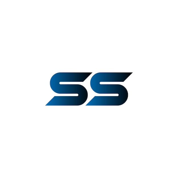 icono del logotipo de la letra ss