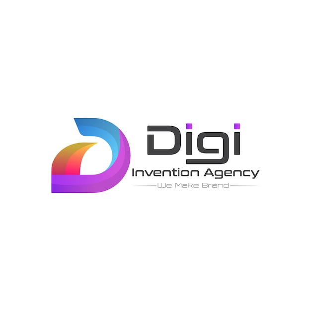 Icono del logotipo de la letra vector d libre
