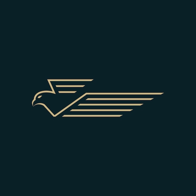 Icono y logotipo de la línea Falcon