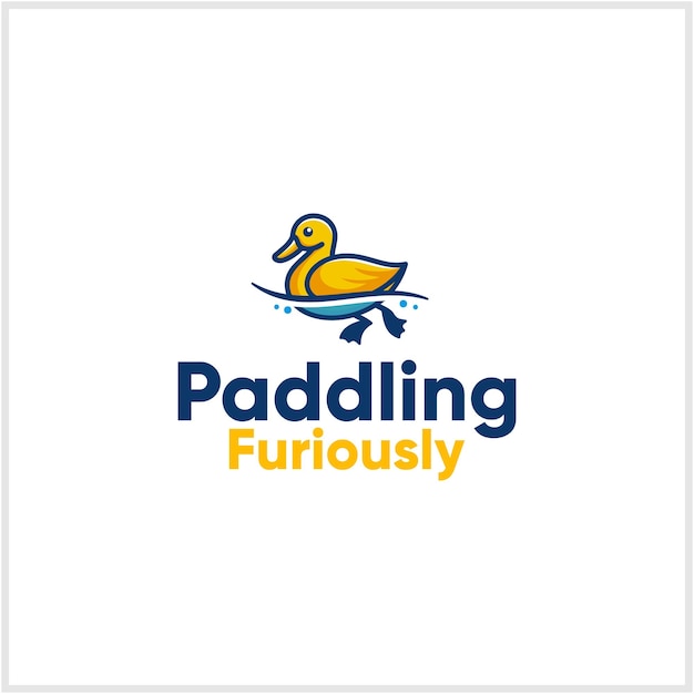 El icono del logotipo del pato de colores