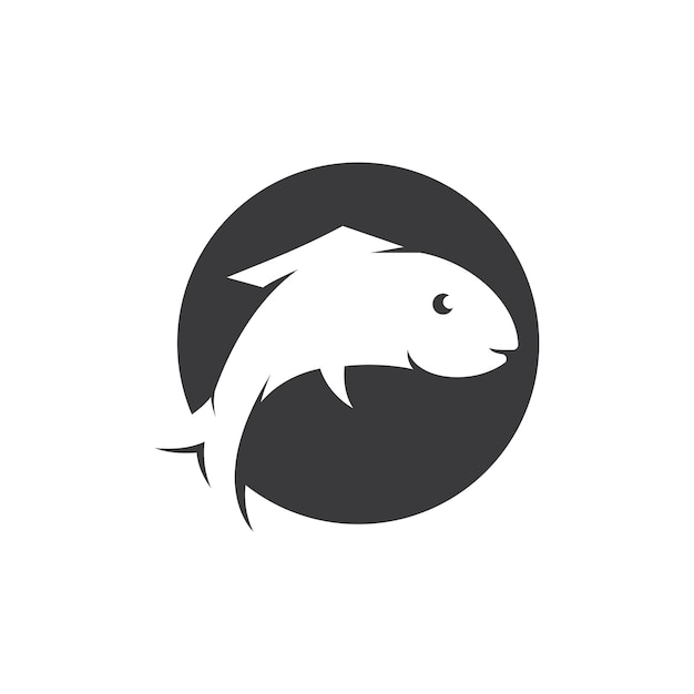Ícono de logotipo de pescado