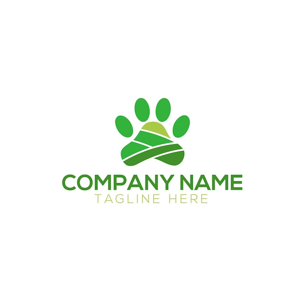 Ícono del logotipo de Petcare Company Ícono de mascota de Healthy Care