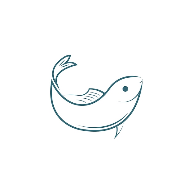 El icono del logotipo del pez