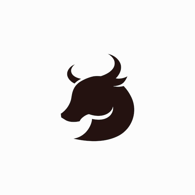 Icono del logotipo de Tauro Ilustración vectorial de la plantilla