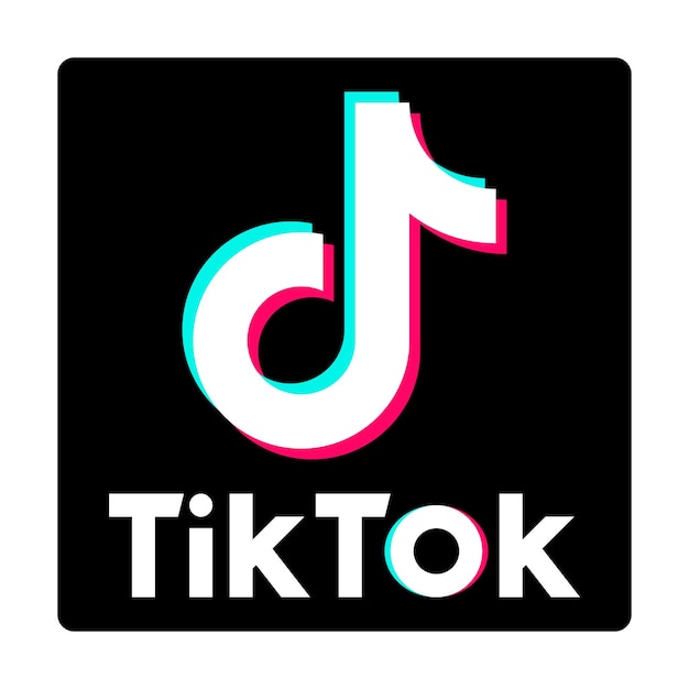 El icono del logotipo de tiktok