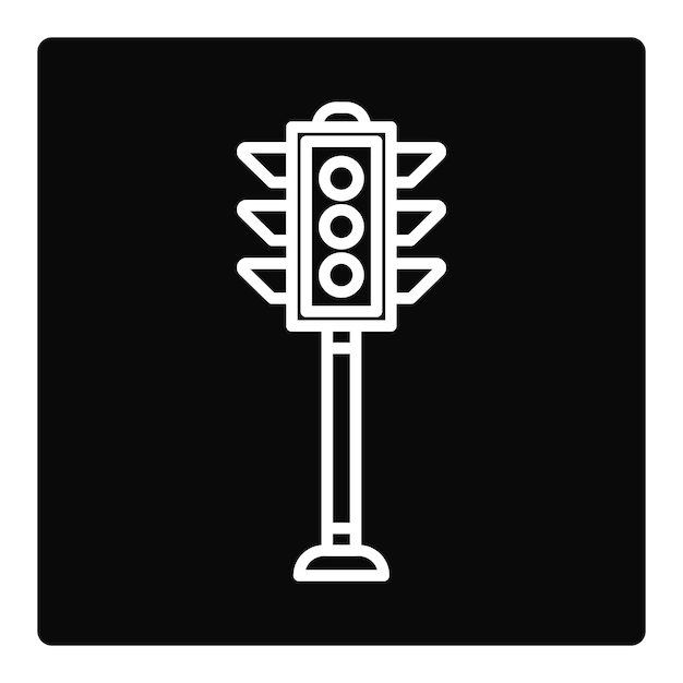 Icono de las luces de tráfico