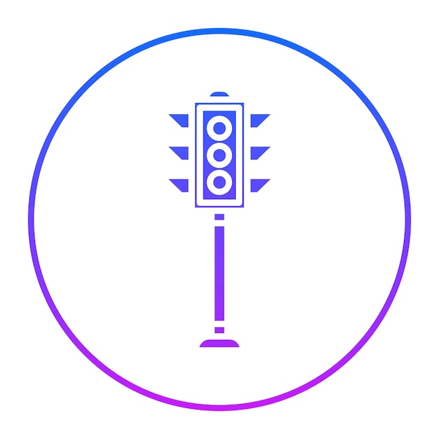 Icono de las luces de tráfico