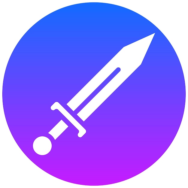 El icono de la lucha con la espada