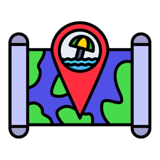 Icono del lugar de vacaciones