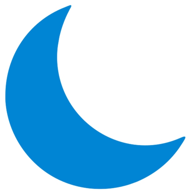 icono de la luna