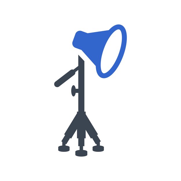 Icono de la luz del estudio
