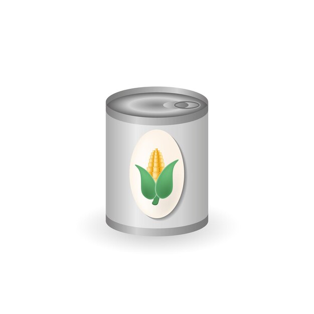 Icono de maíz 3d ilustración de la colección de mercado de alimentos Icono de Maíz 3d creativo para plantillas de diseño web infografías y más