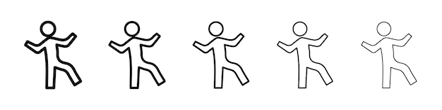 Ícono de malabarismo Signo del logotipo vectorial