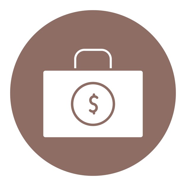 Icono de la maleta de dinero