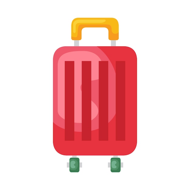 Icono de la maleta para el diseño vectorial de vacaciones
