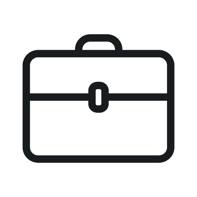 Icono de maletín de negocios Ideal para uso corporativo y profesional
