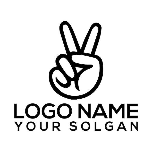 El icono de la mano como el pulgar hacia arriba Símbolo de amor de contorno Signo de redes sociales Sello de aprobación Signo OK