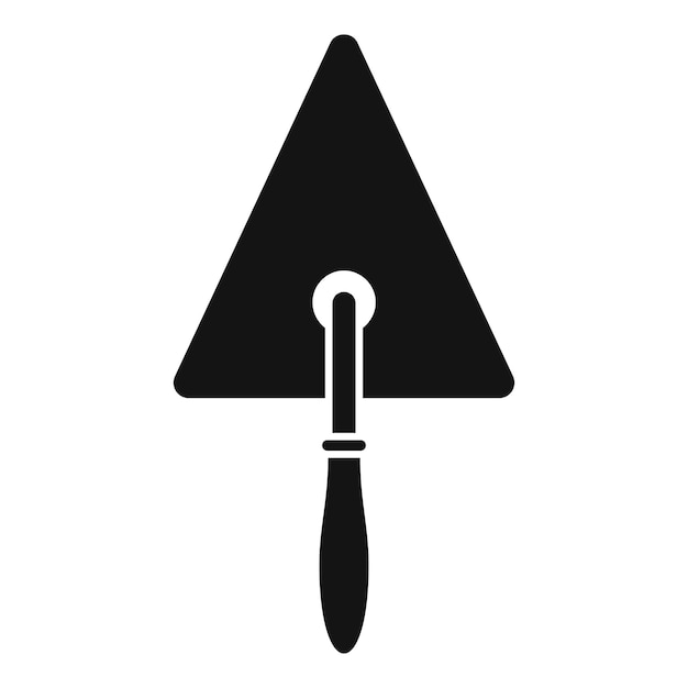 Icono de mano de espátula Ilustración simple del icono de vector de mano de espátula para diseño web aislado sobre fondo blanco