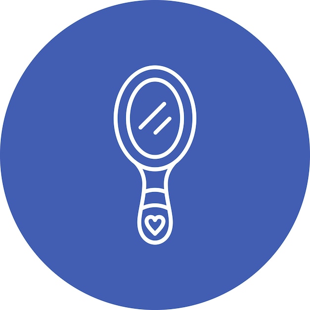 Icono de la mano del espejo