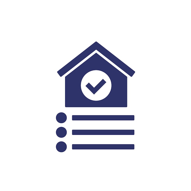 icono de mantenimiento de la casa en blanco