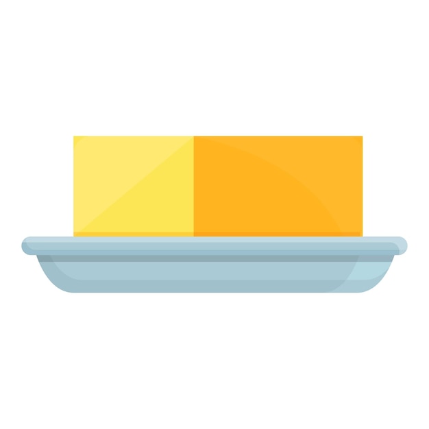 Icono de mantequilla láctea Icono vectorial de mantequillas lácteas para el diseño web aislado sobre fondo blanco