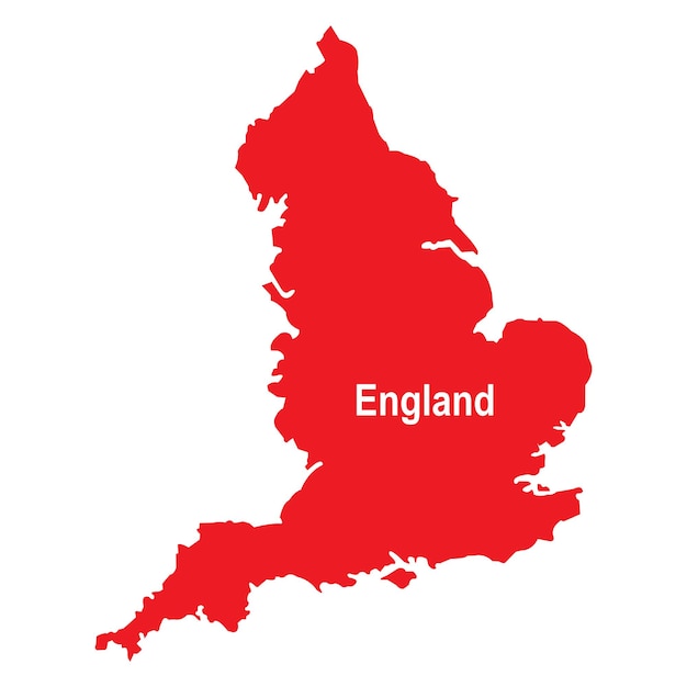 El icono del mapa de Inglaterra