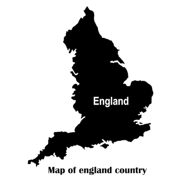 El icono del mapa de Inglaterra