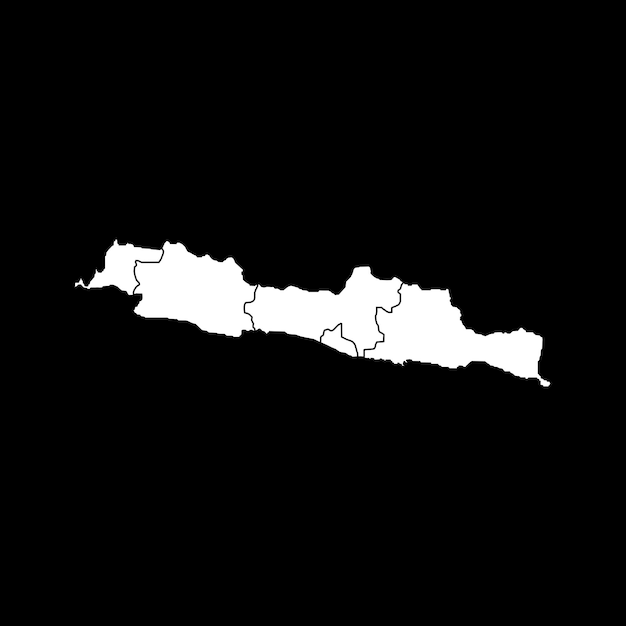 Icono del mapa de la isla de Java