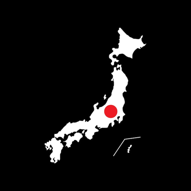Icono de mapa de Japón