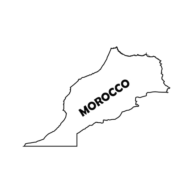 Icono de mapa de marruecos