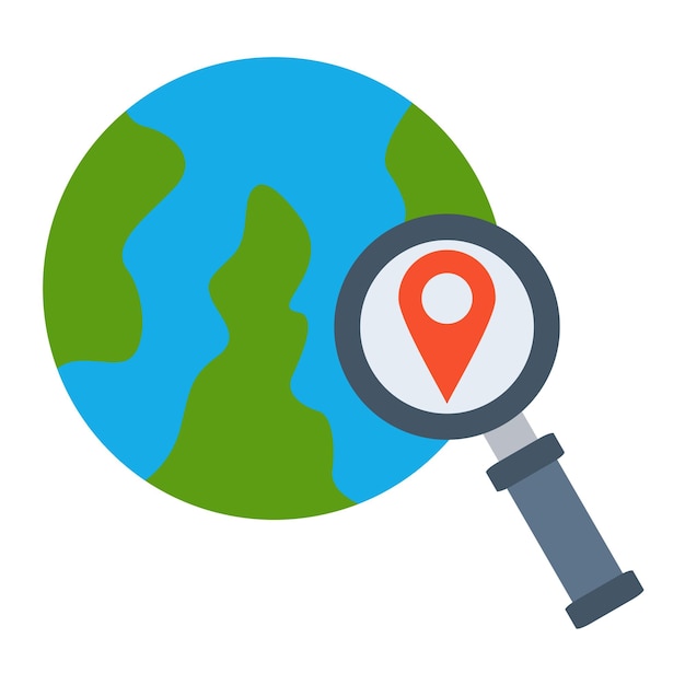 Icono del mapa del mundo