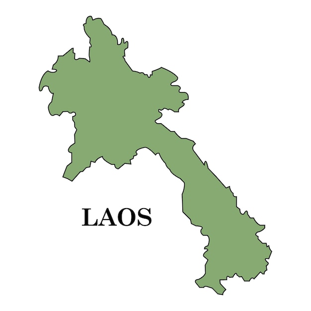 Icono del mapa del país de Laos