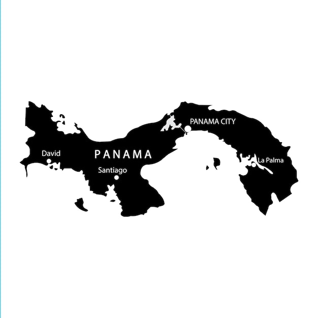 El icono del mapa de Panamá.